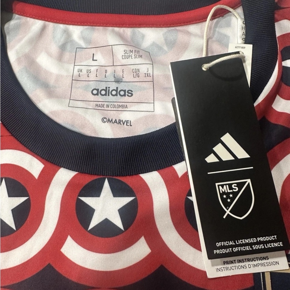 Los Angeles FC “LAFC” Adidas Marvel Captain America Jersey (Medium & Large) - Picture 6 of 13